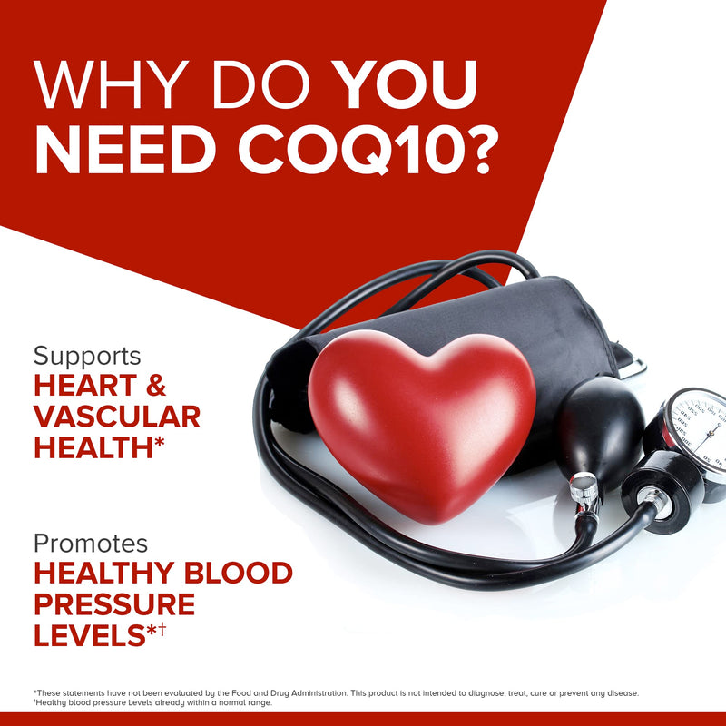 [Australia] - Qunol CoQ10 200mg Softgels, Ultra CoQ10 - Ultra High Absorption Coenzyme Q10 Supplements - Antioxidant Supplement for Vascular and Heart Health & Energy Production - 2 Month Supply - 60 Count 60 Count (Pack of 1) 