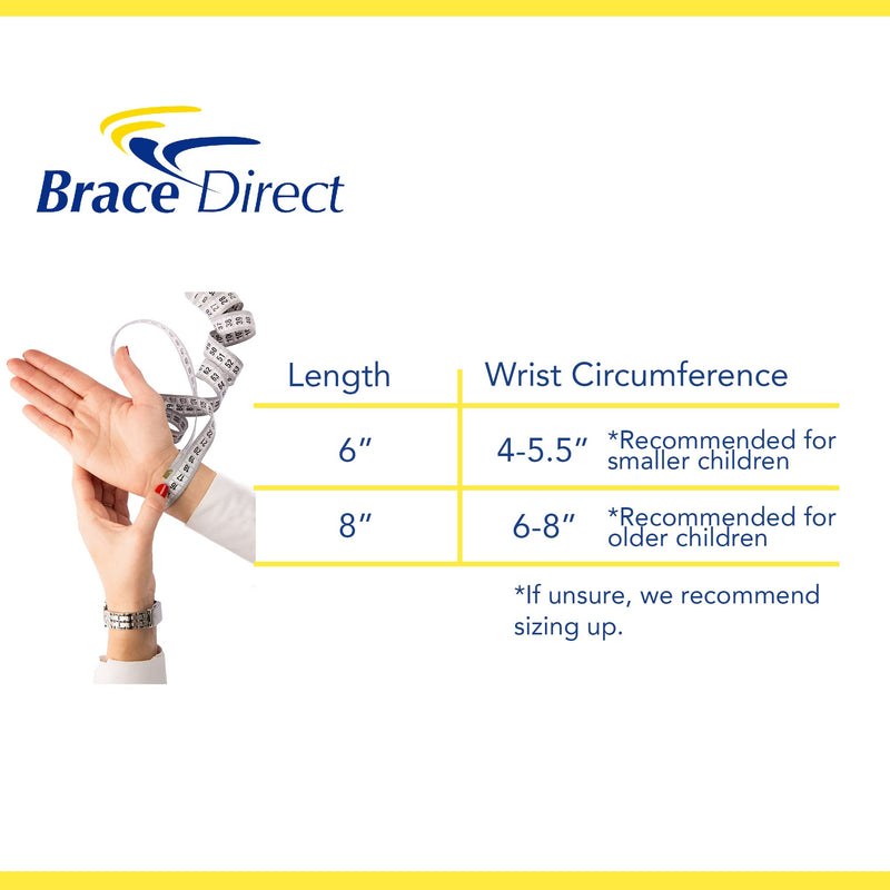 [Australia] - Kid’s Lace-Up Wrist Brace - Immobilization for Sprains, Strains, Carpal Tunnel & De Quervain’s PDAC L3908 - Right Wrist - Fits 4-5.5 in Wrist Circ. 6" 