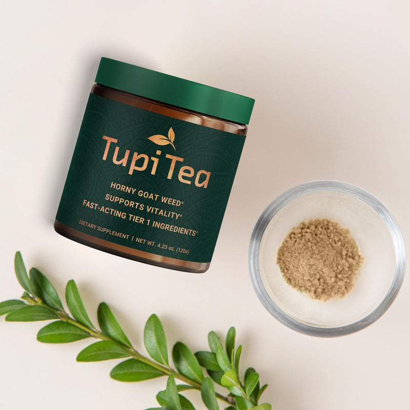 [Australia] - Horny Goat Weed Powder, Supplement w/Maca Root, Tribulus Terrestris Extract, Muira Puama to Boost Energy, Wellness & Nitric Oxide Prime Support for Men & Women. Limited Day of The Month Deal 