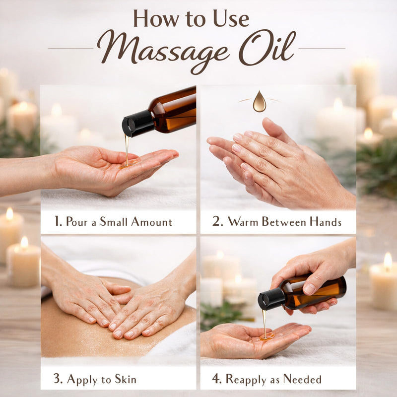Lavender Massage Oil with Jojoba & Sweet Almond Oil, 8.5 fl oz | Soft floral aroma • Smooth massage glide • Jojoba & sweet almond oils • Vitamin E • Small-batch crafted Lavender 8.5 Fl Oz (Pack of 1)