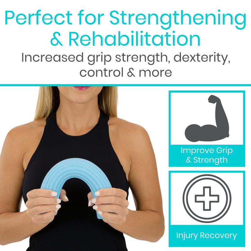 [Australia] - Vive Flex Therapy Bar for Tennis Elbow Relief (X-Light) - Physical Therapy Aid, Improve Tendonitis & Grip Strength- Resistance for Golfers, Hand, Epicondylitis, Equipment- Strengthens Wrist & Forearm Light Green - Extra Light 