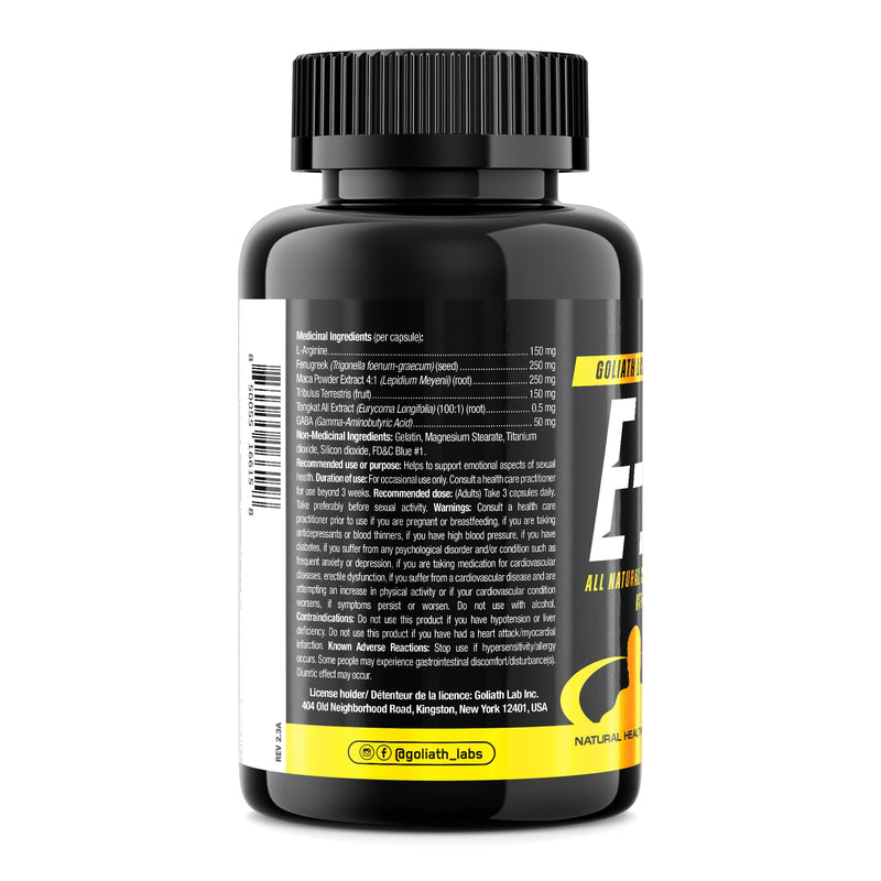 Goliath Labs Men's Multivitamin with Maca & Tribulus, 60 Veg Capsules | Herbal Supplement for Immunity, Muscle Health, Daily Energy & Wellness Support – 100% Vegetarian