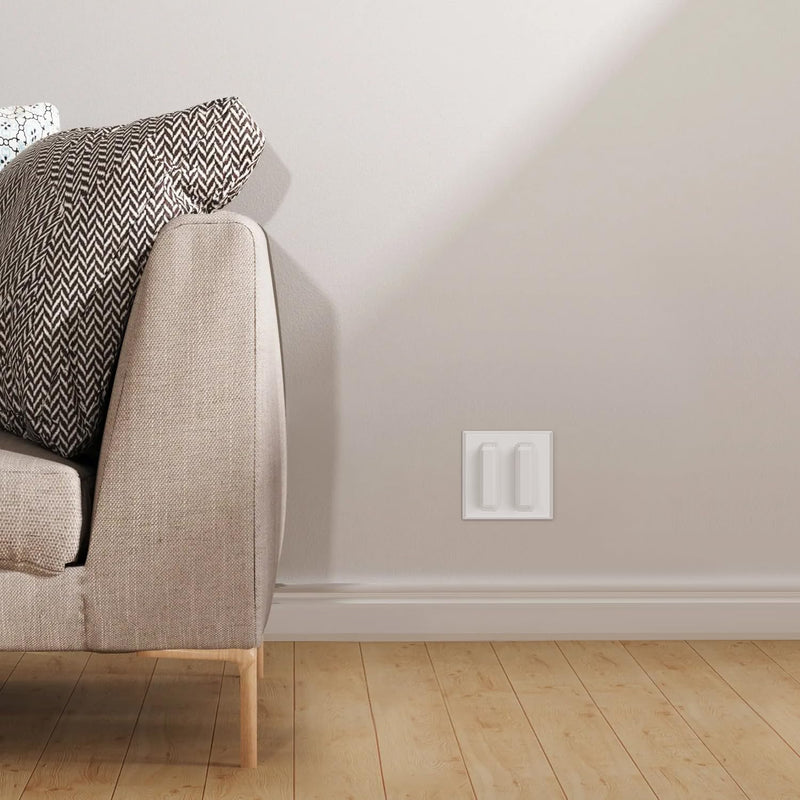 [Australia] - Light Switch Cover Guard, Child Proof Wall Switch Cover Keeps Your Lights or Switches from Getting Accidentally Turned ON or OFF, Toggle Style (White, 2 Pack) 