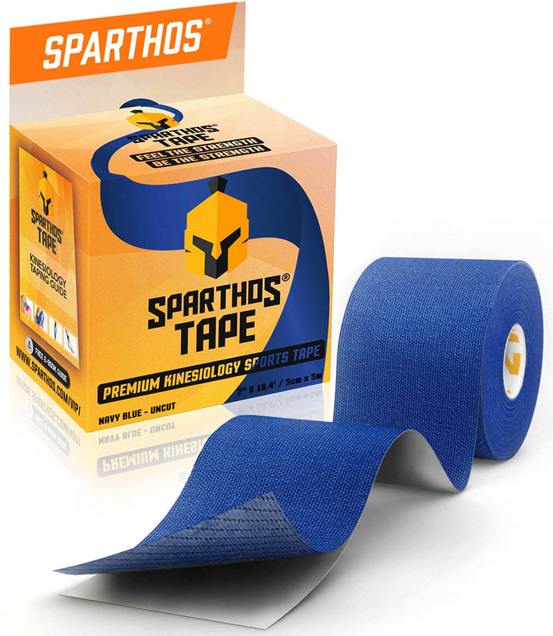 Sparthos Tape Color Bundle: Electric Blue Camo + Navy Blue + Black Camo [16.4 ft Uncut Rolls]