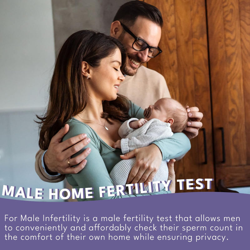 [Australia] - Trak Plus Male Fertility Testing System Fertility Home Test Kit for Men- Shows Normal or Low Sperm Count- Easy to Read Results-Convenient, Accurate, Private 