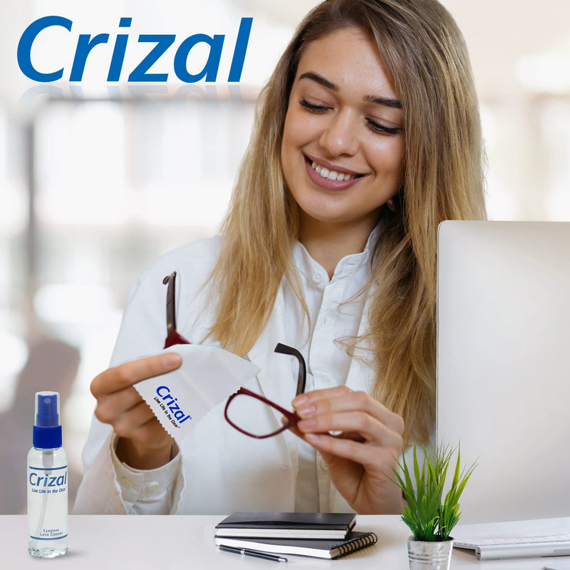 [Australia] - Eyeglass Cleaning Spray | Crizal Lens Cleaner | #1 Doctor Recommended Cleaner for All Anti Reflective Lenses - 2oz Crizal Spray, 4 Pack 2oz Spray / 4 Pack 