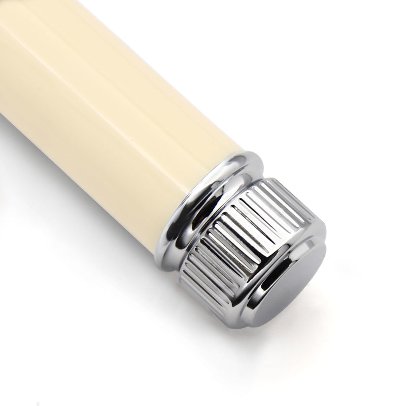 [Australia] - Edwin Jagger DE87BLAMZ Classic Double Edge Manual Eco-Friendly and Reusable Safety Razor for Men and Women for Shaving Cream or Soap Fits All DE Razor Blades (Imitation Ivory) 1 Count (Pack of 1) 