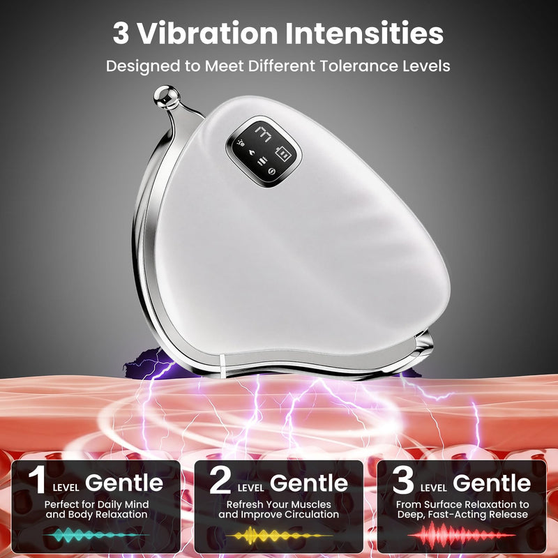 Heated Muscle Scraper Tool, Fascia Massage Scraper Tool, Electric Fascia Knife For Gua Sha, Lymphatic Drainage, And Accelerated Muscle Recovery, Fascia Release Tools For Abdomen, Arms, Waist, And Legs