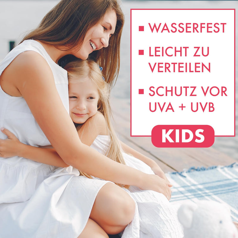 [Australia] - dulgon SPF 50 sun cream roller for children 100ml - protection against UVA & UVB radiation - waterproof & 24h moisture - sun cream for children fragrance-free, vegan & microplastic-free 1 piece 