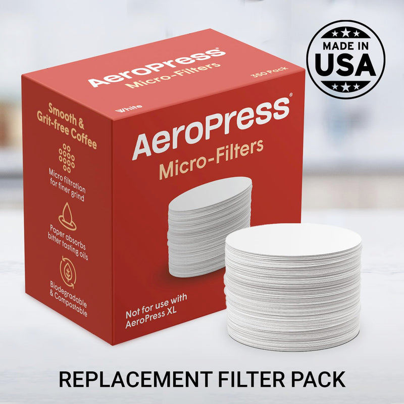 [Australia] - AeroPress Replacement Filter Pack - Microfilters For AeroPress Coffee And Espresso-Style Coffee Maker - 350 count 1 Pack, 350 Filters 