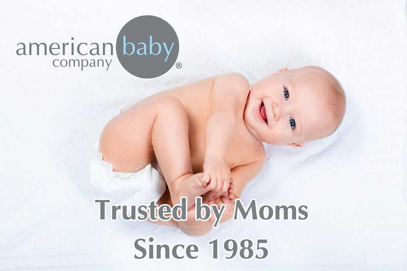 [Australia] - American Baby Company Fitted Crib Sheet 28" x 52", Soft Breathable Neutral 100% Cotton Jersey Sheet, Blue, for Boys and Girls, Fits Crib and Toddler Bed mattresses 1 Pack 