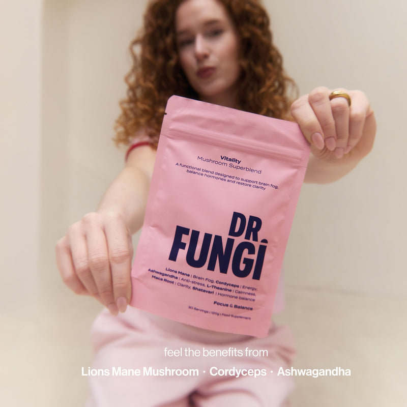 3,000mg Lions Mane, Cordyceps, Shatavari, Ashwagandha, Maca Root, L-Theanine