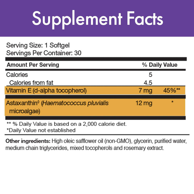 [Australia] - Stop Aging Now PurZanthin Ultra Natural Astaxanthin 12 MG Softgels (1 Pack) 