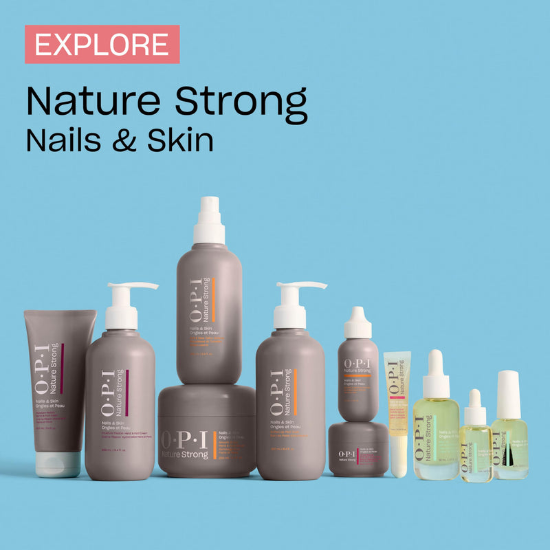[Australia] - OPI Nature Strong Nails & Skin – Moisturizing Cuticle Care & Removal Treatments | Hydrating for Dry Cuticles, Nails and Skin | Enriched with Skin-Smoothing Emollients & Natural Ingredients | Vegan Hand & Foot Scrub 