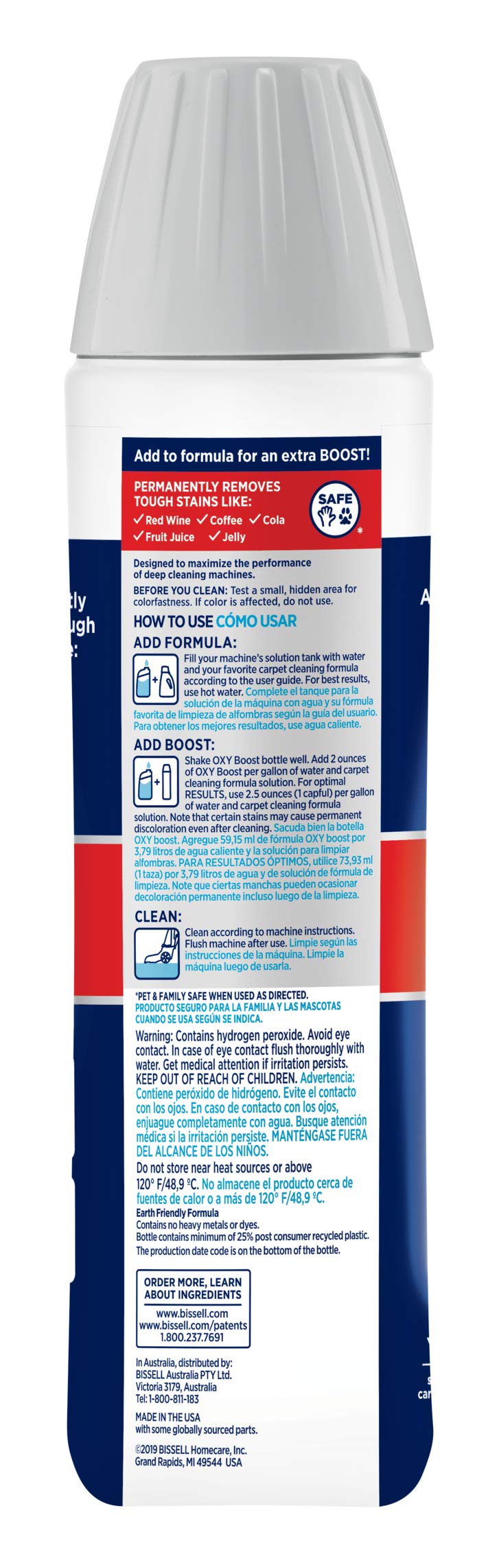 [Australia] - BISSELL Oxy Boost Carpet Cleaning Formula Enhancer 16 fl oz 