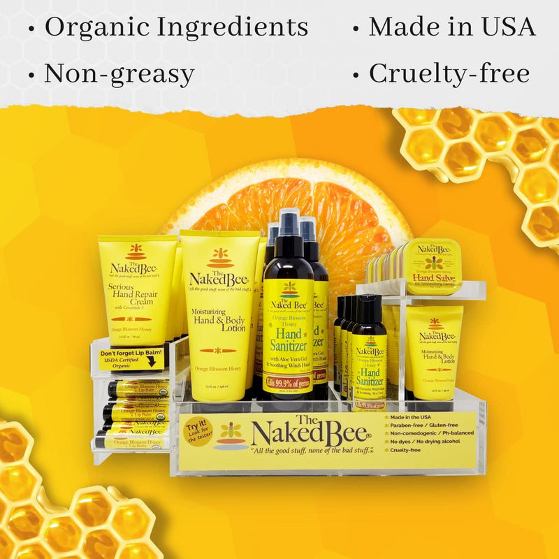 [Australia] - The Naked Bee Lavender and Beeswax Hand Cream (8 oz) Intensive Nourishing Cream for Smoother and Softer Hand - Unscented Deep Moisture and Repair for Dry Skin Lavender & Beeswax 8 Fl Oz (Pack of 1) 