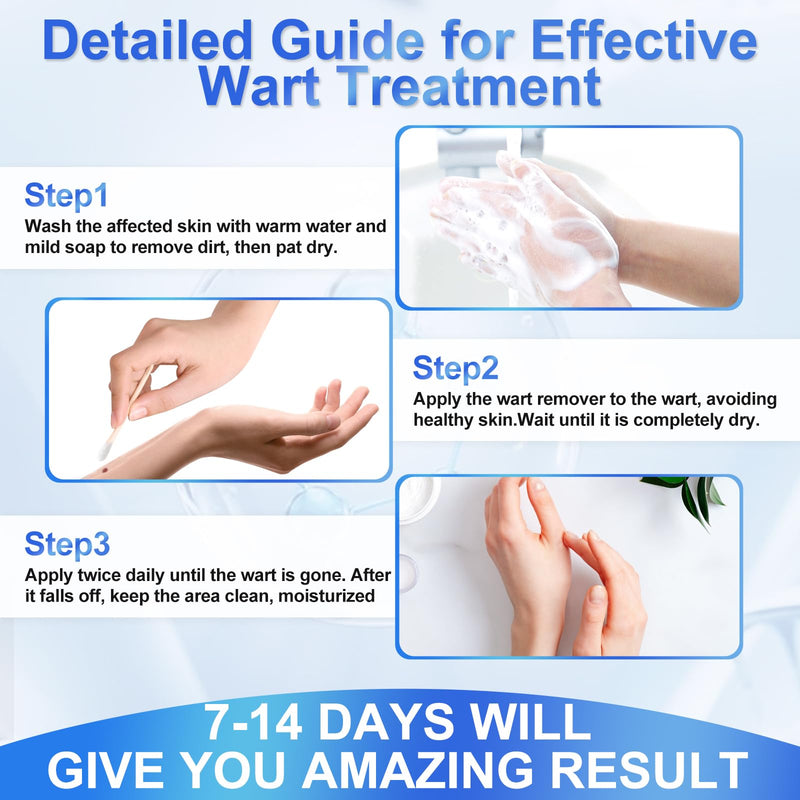[Australia] - Wart Remover Liquid 5% Salicylic Acid Wart Freeze Off Wart Removal,Wart Remover Freeze Off for Genital,H Wa rt,Common,Flat, Corn, Callus, Plantar Wa rt Remover on Feet,H 30ml 