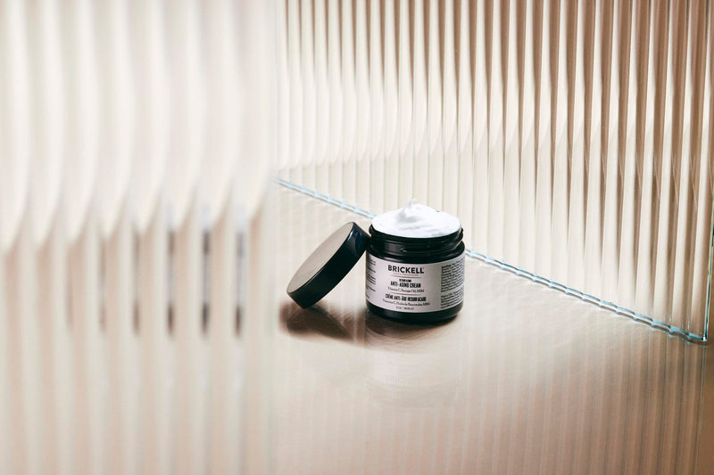 Brickell Men's Products Resurfacing Anti-Aging Face Cream For Men, Face Moisturizer For Wrinkles, With Vitamin C, Jojoba Oil, and Pro-Vitamin B5, 2 Ounce, Unscented