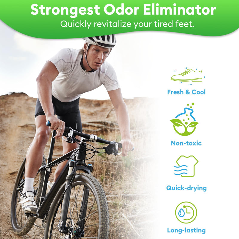 [Australia] - Foot & Shoe Deodorizer Spray, 5 fl.oz Instant Odor Eliminator for Smelly Shoes & Feet - Long-Lasting Freshness, 2-Pack 