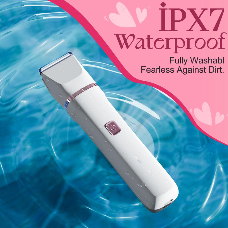 [Australia] - Pubic Hair Trimmer for Women White 