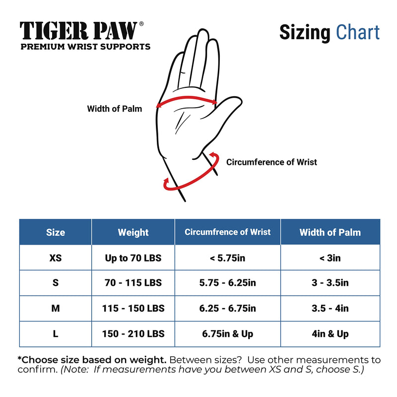 [Australia] - Tiger Paw Authentic Gymnastics Wrist Supports (Sold in Pairs) - Original Competition-Grade Gymnastics Wrist Guards, Wrist Support Braces, Adjustable, Made in USA Hand Wraps Small (69 to 115 pounds) Sand 