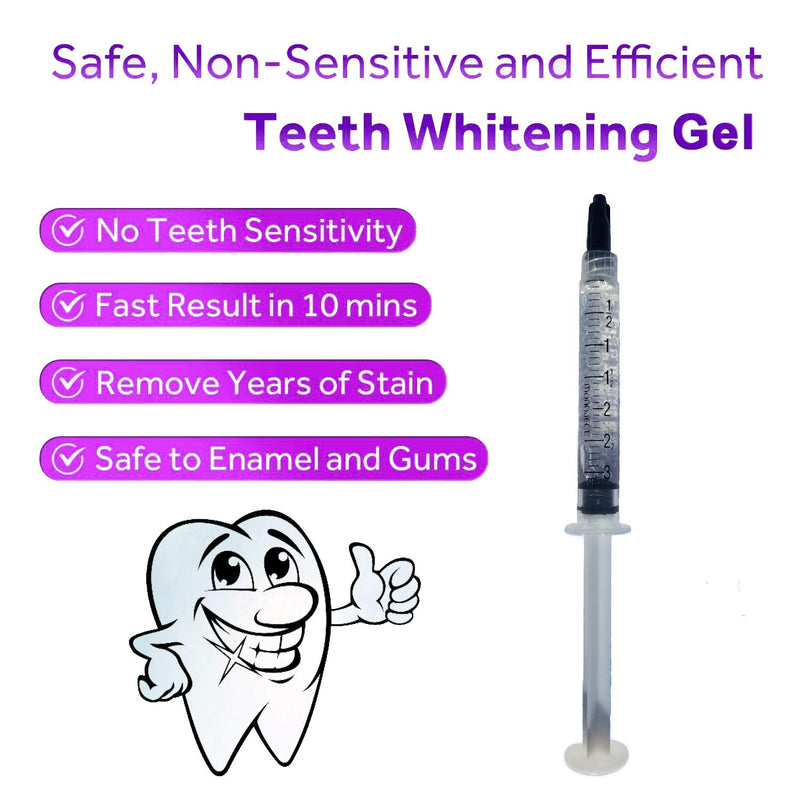 Bright White Smiles Teeth Whitening Gel Refill Kit, 10 44% Tubes | 44% Carbamide Peroxide, Tooth Whitener Formula