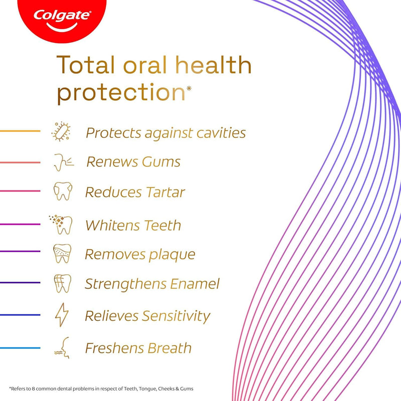 [Australia] - Charcoal Deep Clean Anti-Germ Toothpaste, 300g Total, Whole Mouth Health, 12-Hour Protection, Combo Pack 