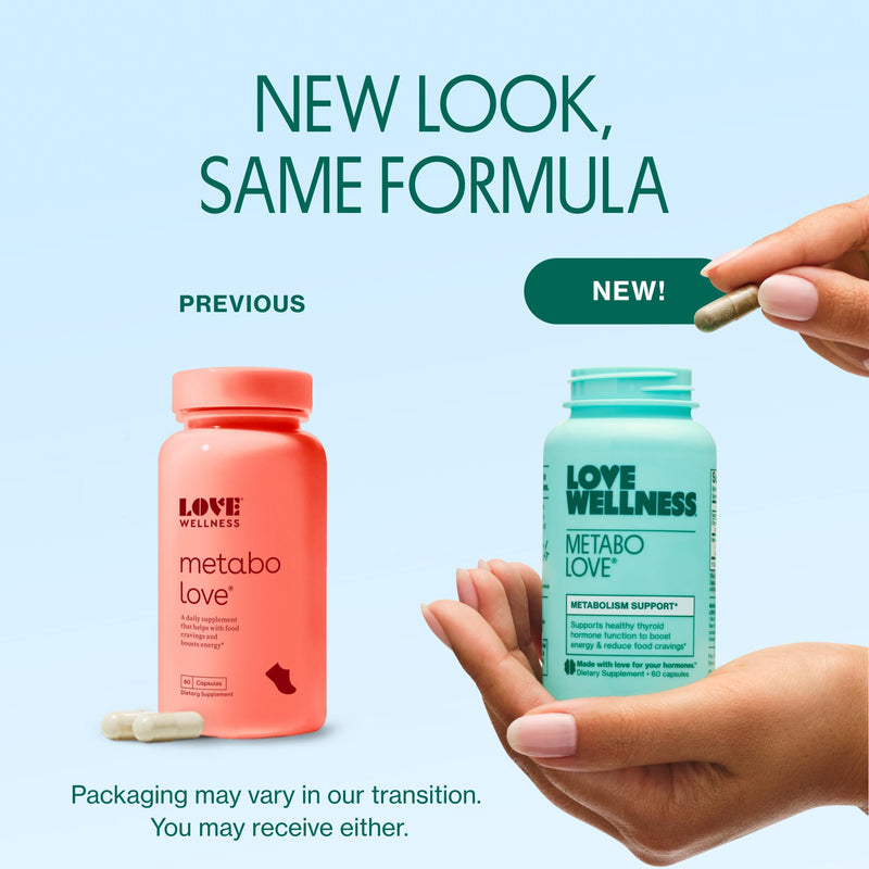 [Australia] - Love Wellness Metabolove Metabolism Booster | Curbs Food Cravings for Weight Management & Helps Boost Energy | Stimulant Free, Vegan & Gluten-Free Daily Supplement Pills | 60 Capsules 