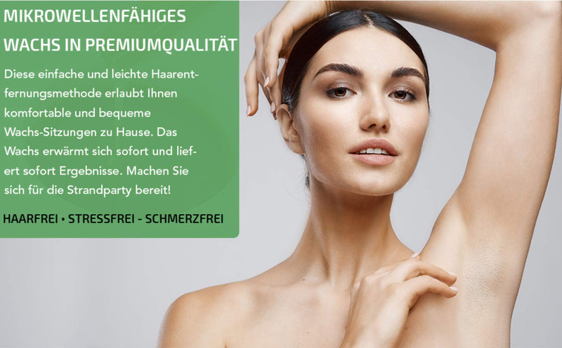 [Australia] - Dermawax 300 g natural honey wax hot wax microwave wax for epilating heated in the microwave use without wax strips for hair removal depilation Brazilian waxing whole body waxing 