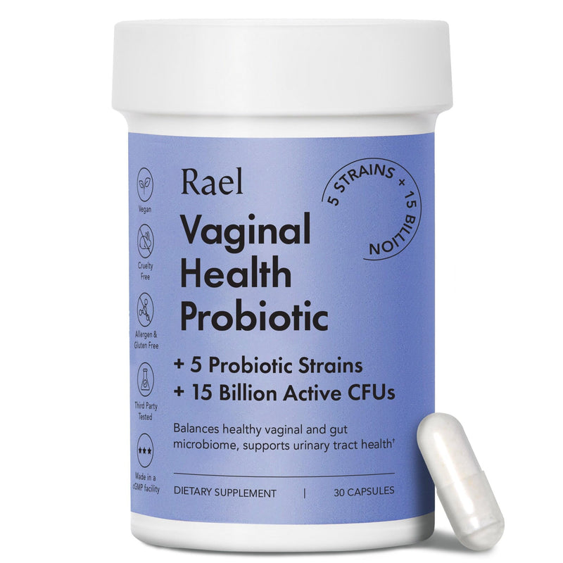 [Australia] - Rael Probiotics for Women - pH Balance Supplement with Prebiotics, Vaginal Immune Health, Yeast & Flora Support, Odor Control, Vegan (30 Servings) 