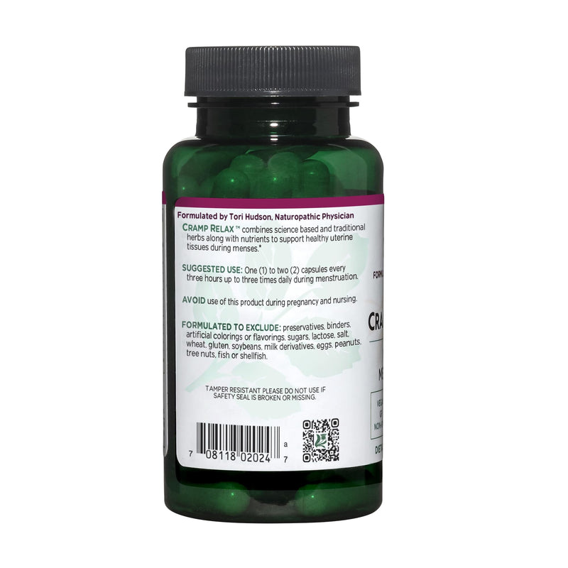 Vitanica Cramp Relax, Menstrual Support, Vegan, 60 Capsules 60 Count (Pack of 1)