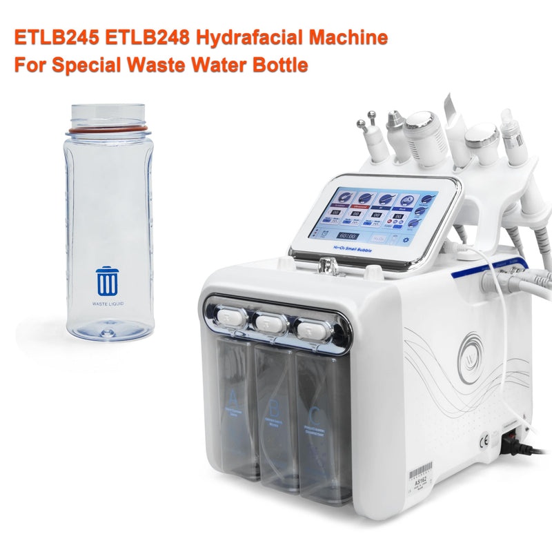 Spare Parts A B C Bottle Waste Replacement Parts for Elitzia ETLB245 ETLB248 Hydrafacial Device Beauty Machine Wastewater
