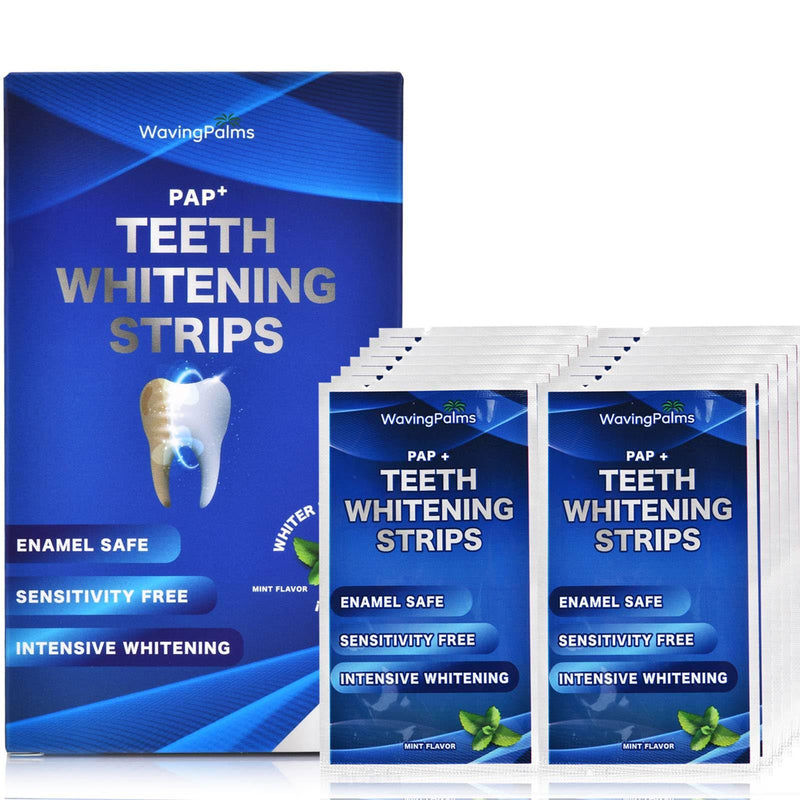 [Australia] - Sensitive Teeth Whitening Strips Kit: Professional Dental Whitening Set - 14 Hydrogen Peroxide-Free Treatments for Whiter Teeth - Effective & Gentle Teeth Whitener (28 PCS) 