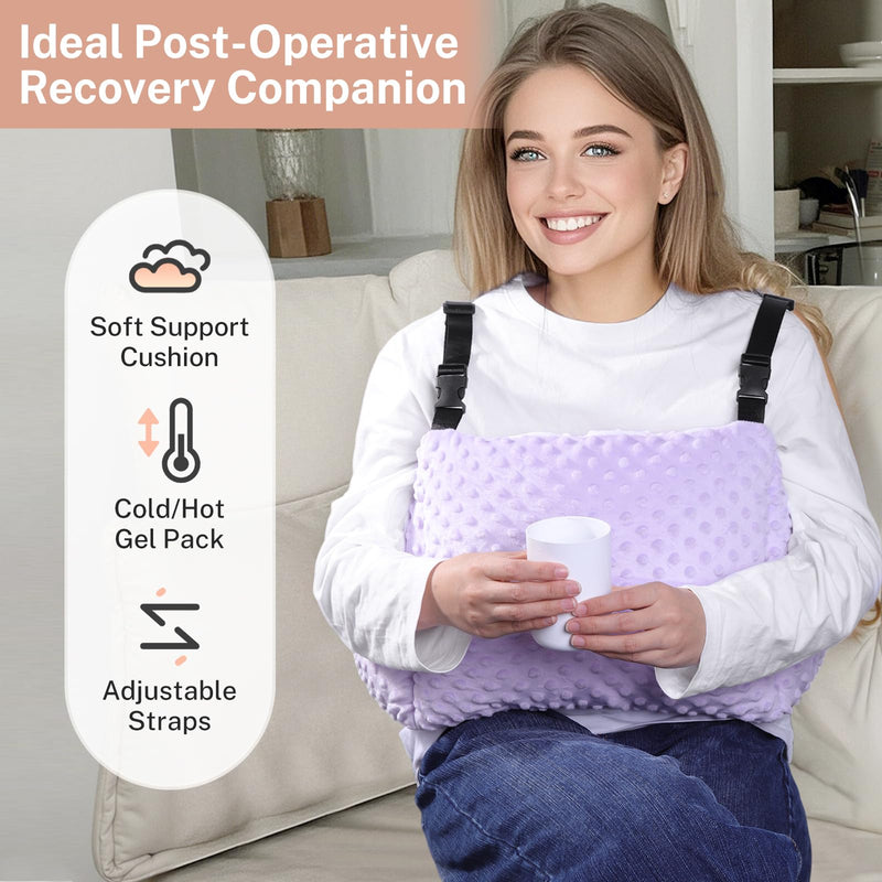 [Australia] - Post Mastectomy Pillow - Hysterectomy Recovery Pillows, Breast Cancer Post Surgery Pillow, Mastectomy Recovery Must Haves, Breast Pillow for Lumpectomy and Breast Surgery Healing Supplies 