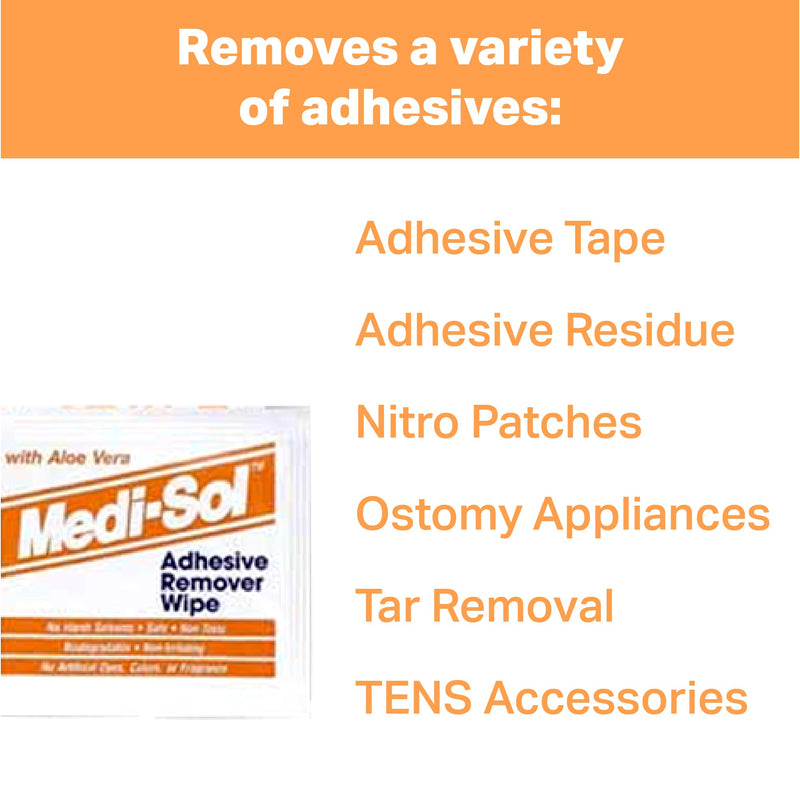[Australia] - De-Solv-it! 30037 Orange Sol 50 Count Medi-Sol Adhesive Remover Wipes 