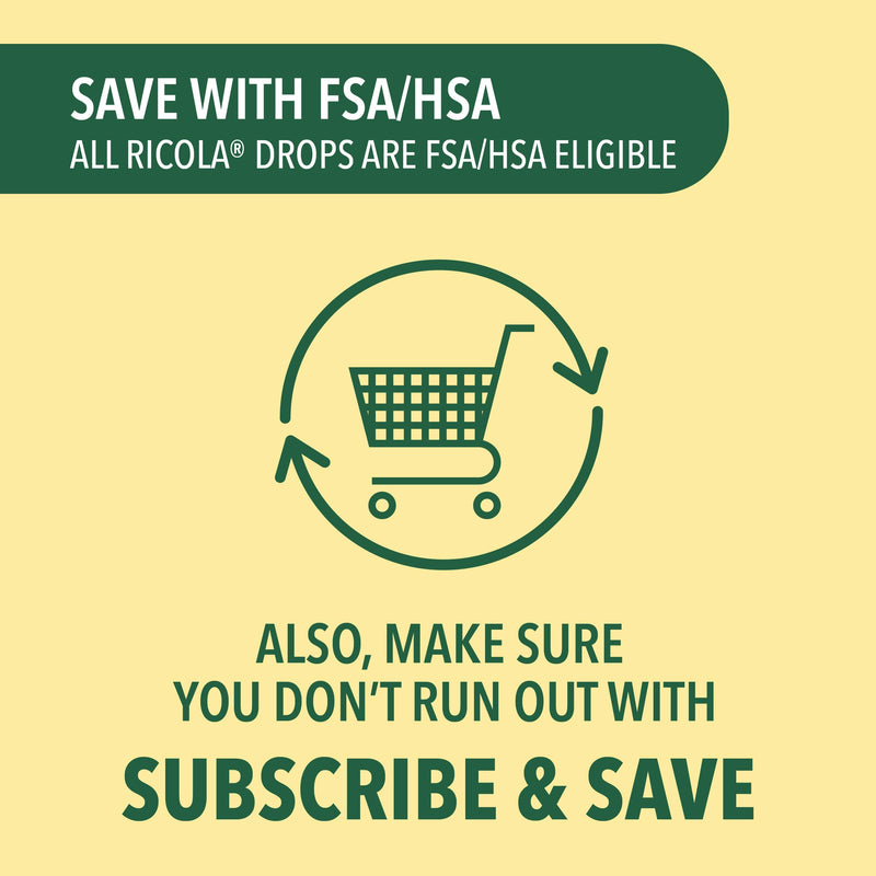 [Australia] - Ricola Sugar Free Swiss Herb Cough Drops, 45 Count, Cough Suppressant & Throat Relieving Drops with Naturally Sourced Menthol, Pleasing Taste for Coughs & Throat Irritation Symptom Relief 