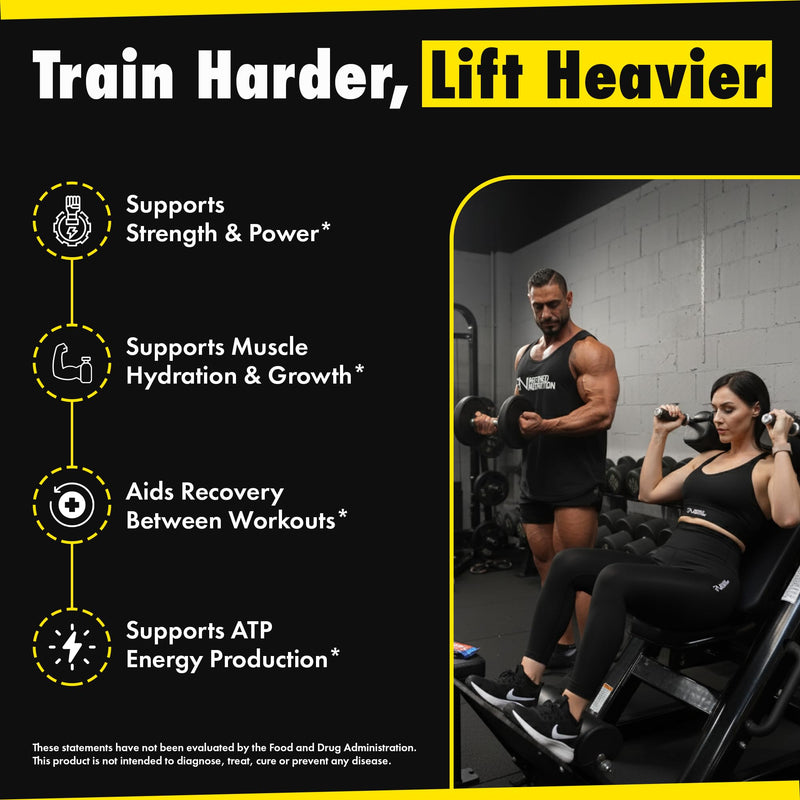 Refined Nutrition Men’s Strength & Performance Stack | TESTDRIVE Men’s Performance Formula + Ultra Creatine Monohydrate | Strength, Energy, Power & Recovery Support