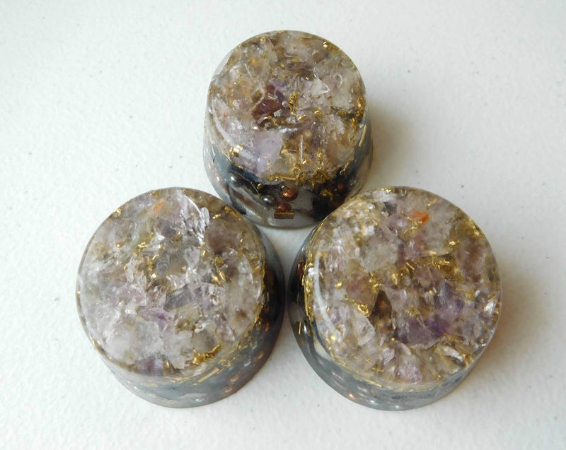 [Australia] - Amethyst, Ametrine Orgone Generator Energy Accumulator 528Hz/7.83Hz/Advance Harmonics Many Beautiful Ingredients and Colors!! (Amethyst, Ametrine) Amethyst, Ametrine 