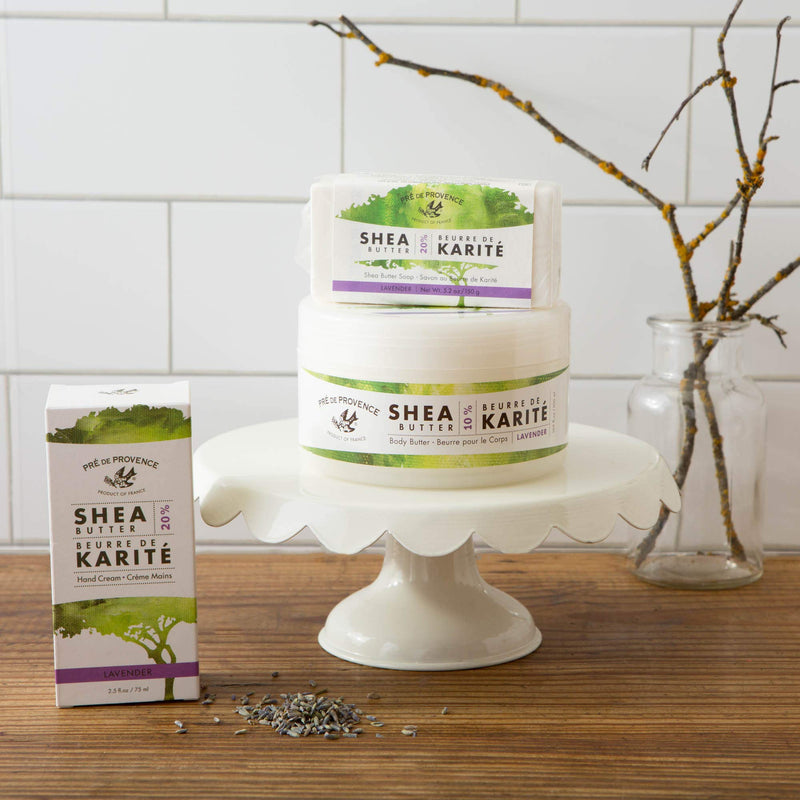[Australia] - Pre de Provence Beurre De Karité Moisturizing Collection, Shea Butter Enriched Nourishing, Hand Cream, 75ML, Lavender 2.5 Fl Oz (Pack of 1) 