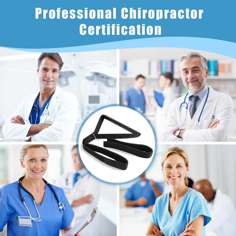 [Australia] - Neck Stretcher Strap, Neck Strap Cervical Traction Device for Neck Pain, Spine Chiropractic Decompression Tool with Comfortable Handle and Chin Belt 
