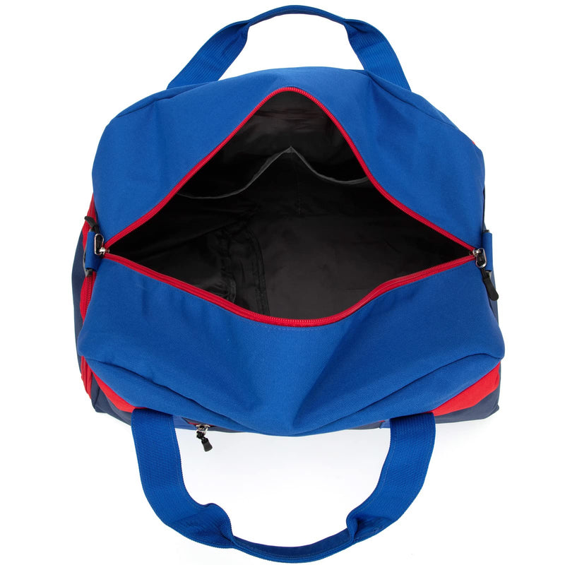 Small Kids Duffle Bag for Boys or Girls, 18" Length, Navy Blue | Fit Weekender, Sports Practice, or Overnight Travel