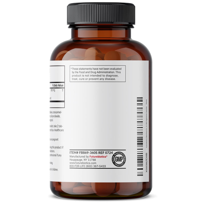 [Australia] - Futurebiotics Beet Root Extra Strength, Non-GMO, 360 Vegetarian Tablets 360 Count (Pack of 1) 