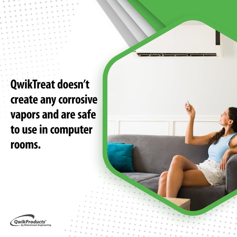 [Australia] - QwikTreat Condensate Pan Treatment Tablets, AC Drip Pan Tablets Air Conditioner Drain Line Cleaner, Control Odors, Overflow and Water Damage, 100 Tablets 