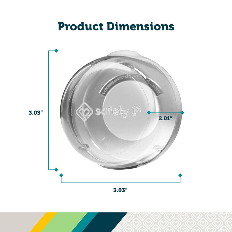 [Australia] - Safety 1st Child Proof Stove Knob Covers, Clear View Stove Knob Safety Covers (Set of 5) 