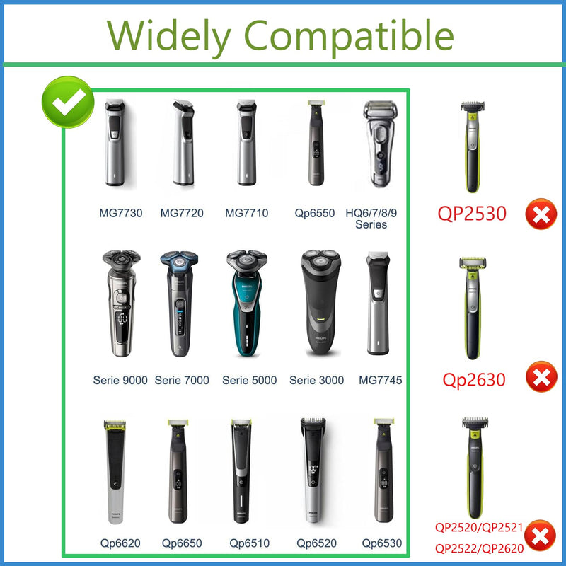 [Australia] - 15V electric shaver charger for Philips Norelco hq8505 7000 5000 3000, mg5750 mg7790 mg7720 BG5020 beard trimmer, Aquatec, Arcitec, Quadra, Speed-XL, Precision hair trimmer charging cable power supply 