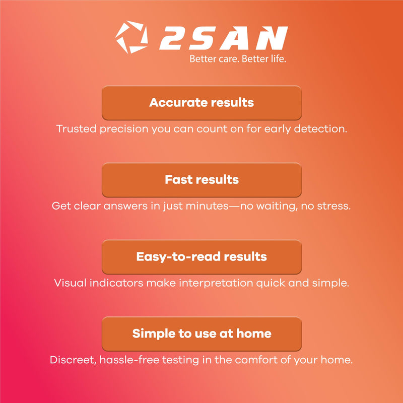 [Australia] - 2San 2-in-1 UTI Test Strips for Women ‚Äì at-Home Urinary Tract Infection Kit Detects Leukocyte & Nitrite Markers in 2 Minutes ‚Äì 3 Individually Wrapped, Easy-Read, FSA/HSA-Eligible Tests 
