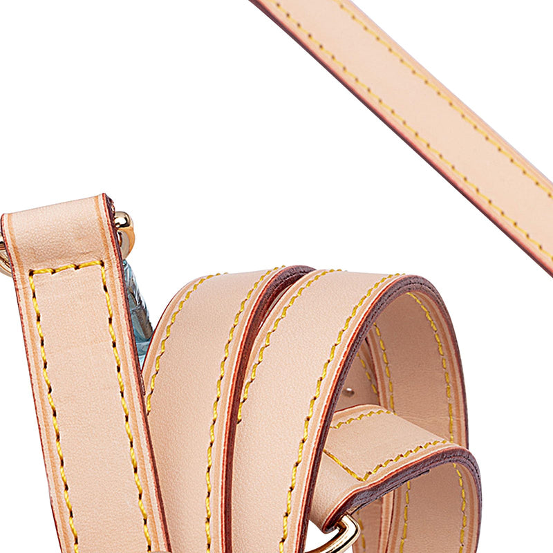 Genuine Vachetta Leather Strap Replacement Adjustable Crossbody Handbag Shoulder Purse Strap for Speedy Bags(APRICOT-Width:0.7in,Adjustable Length:39.4-47.2in) Apricot-width:0.7in&adjustable Length:39.4-47.2in