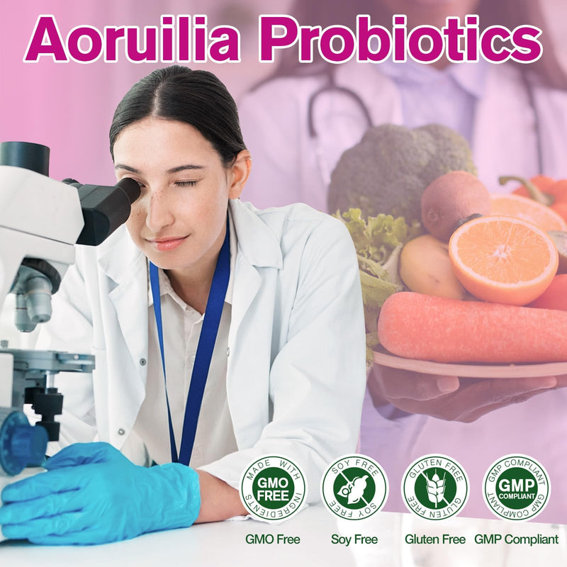 26-in-1 Probiotics for Women with 200 Billion CFUs 15 Strains, Digestive Enzymes & Cranberry Extract, Natural Prebiotics Vaginal Probiotics for Gut Health, Urinary, Immune, Digestion - 120 Vegan Caps