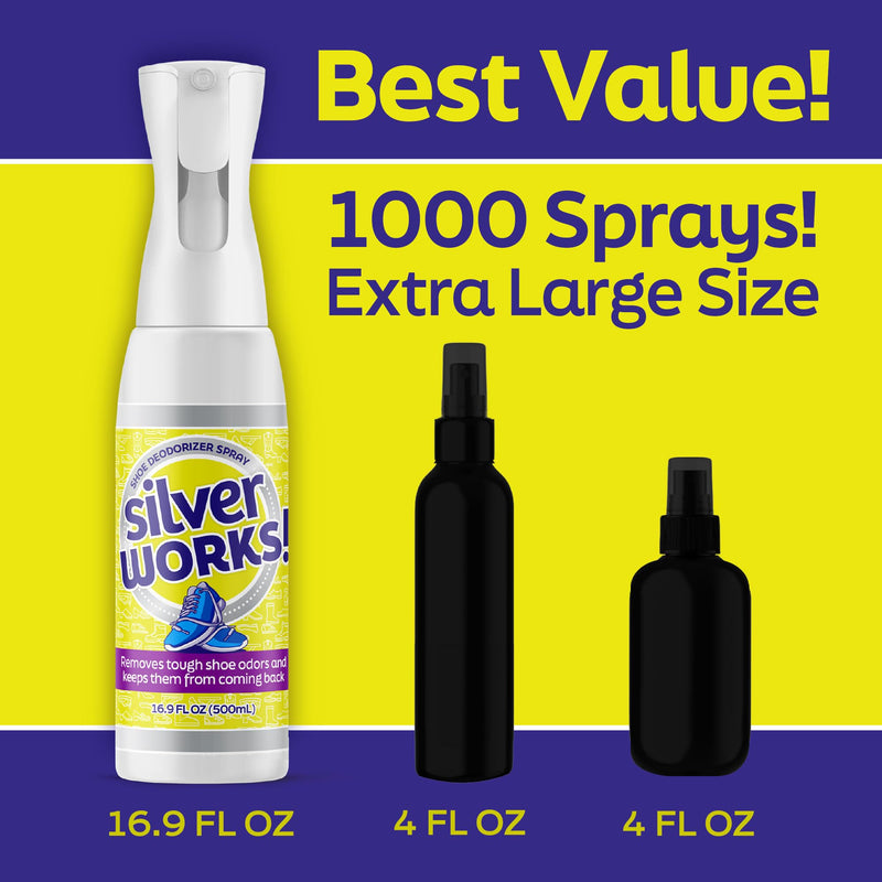 [Australia] - Shoe Deodorizer Spray For Smelly Shoes - Shoe Odor Elimination - Boot, Sneaker, Shoe Smell Eliminator - Stinky Shoes Odor Eliminator, Shoe Freshener Spray -16.9oz 16.9 Fl Oz (Pack of 1) 