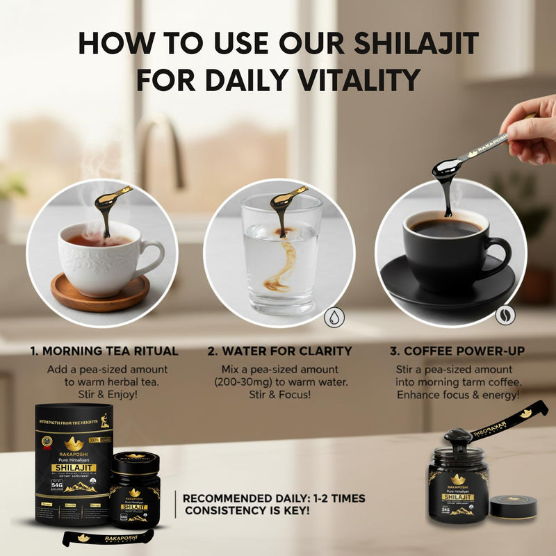 Shilajit Resin 54g, Pure Himalayan Shilajit (Gold Grade) with Fulvic Acid & 85+ Trace Minerals | Pure Shilajit for Energy, Stamina & Focus | Lab Tested
